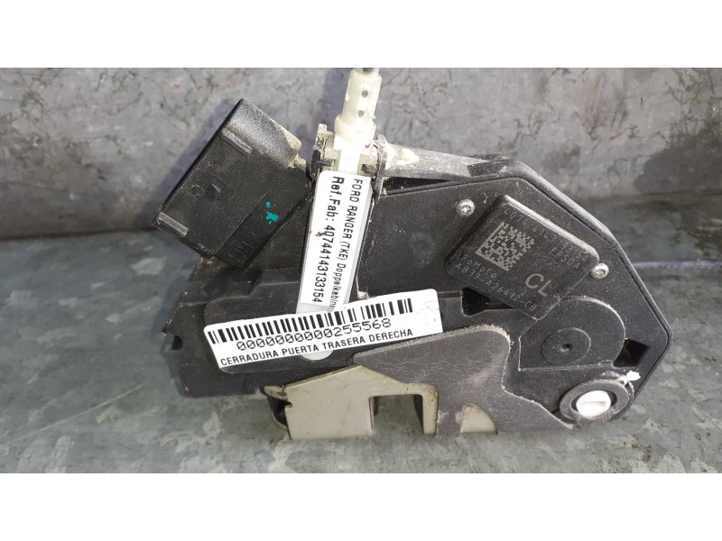 Recambio de cerradura puerta trasera derecha para ford ranger (tke) doppelkabine 4x4 xl referencia OEM IAM 40744143133154 AB39A2