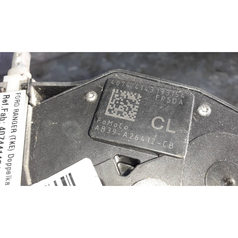 Recambio de cerradura puerta trasera derecha para ford ranger (tke) doppelkabine 4x4 xl referencia OEM IAM 40744143133154 AB39A2