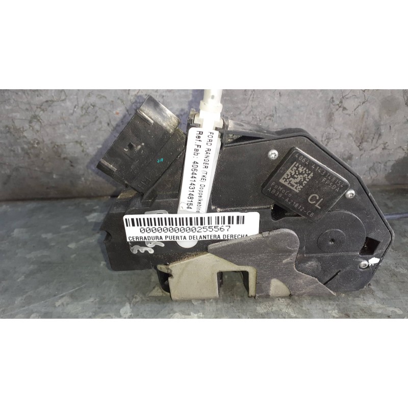 Recambio de cerradura puerta delantera derecha para ford ranger (tke) doppelkabine 4x4 xl referencia OEM IAM 40644143148154 AB39