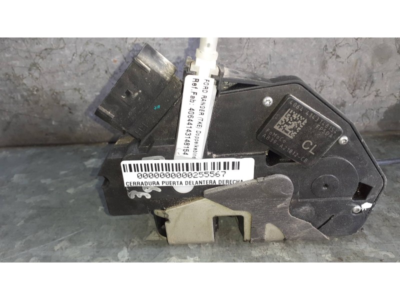 Recambio de cerradura puerta delantera derecha para ford ranger (tke) doppelkabine 4x4 xl referencia OEM IAM 40644143148154 AB39