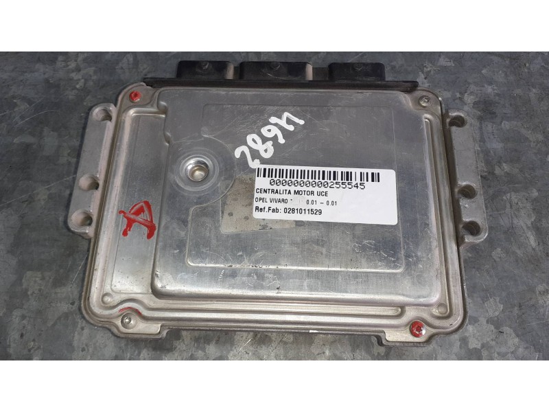 Recambio de centralita motor uce para opel vivaro referencia OEM IAM 0281011529 8200051608 BOSCH