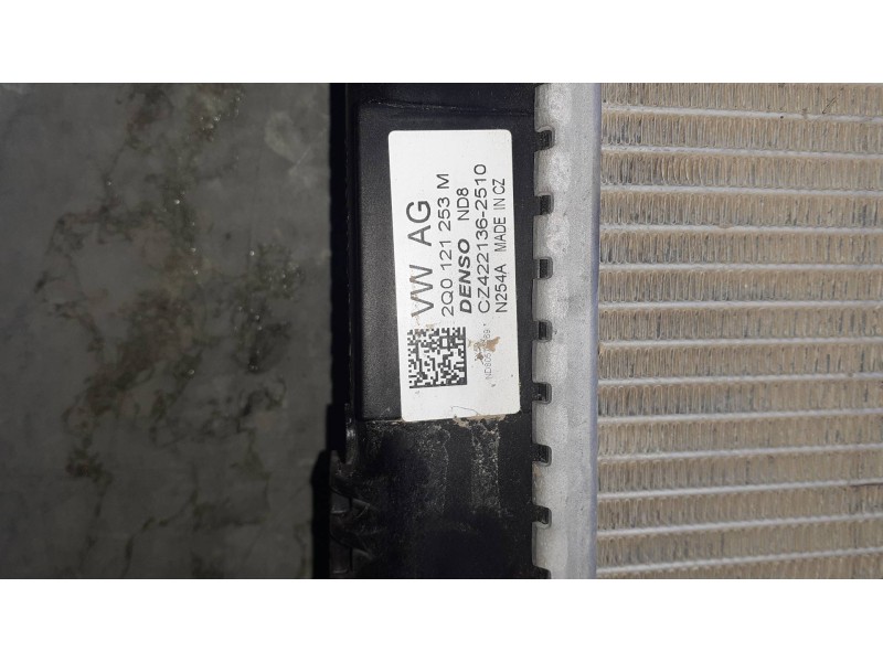 Recambio de radiador agua para seat ibiza (kj1) referencia OEM IAM 2Q0121253M DENSO  Recambio de radiador agua para seat ibiza (kj1) referencia OEM IAM 2Q0121253M DENSO