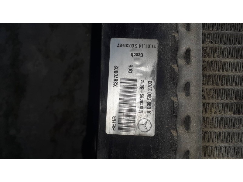 Recambio de radiador agua para mercedes-benz clase e (w212) lim. referencia OEM IAM A0995002703 X3870002 