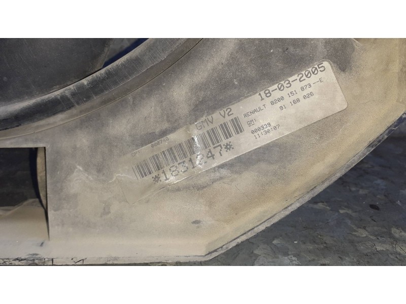 Recambio de electroventilador para opel vivaro referencia OEM IAM 1831247 8200151873E 