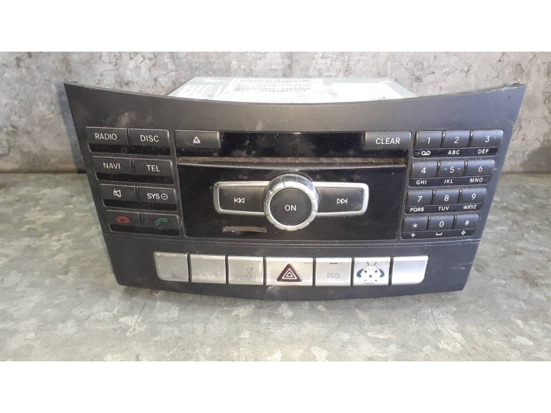 Recambio de sistema audio / radio cd para mercedes-benz clase e (w212) lim. referencia OEM IAM A2129007126  