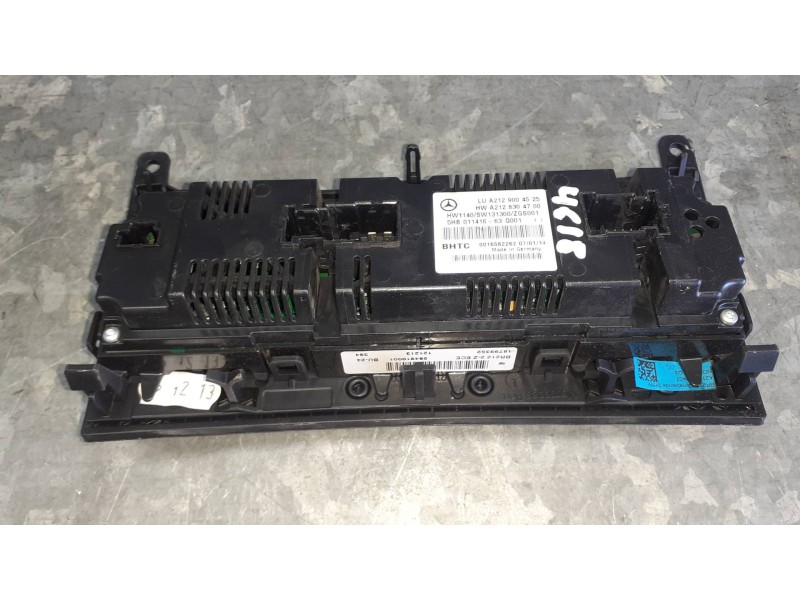 Recambio de mando climatizador para mercedes-benz clase e (w212) lim. referencia OEM IAM A2129004525 A2129008304700 