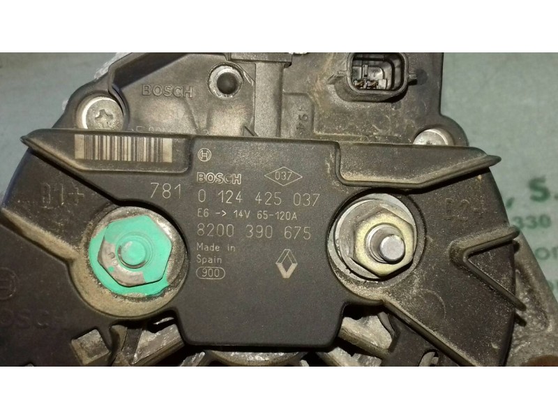 Recambio de alternador para renault clio iii authentique referencia OEM IAM 8200390675 BOSCH 120A