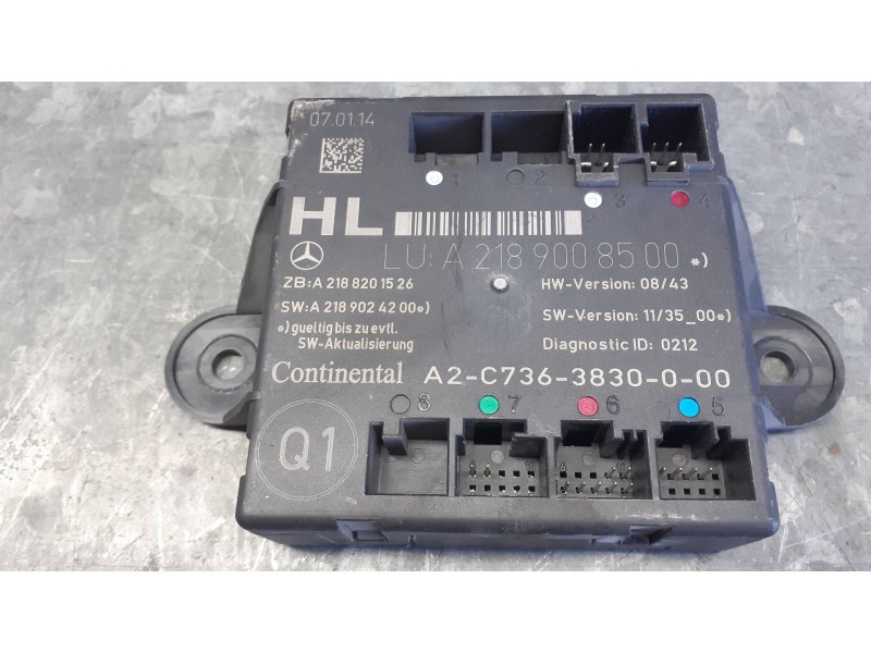 Recambio de modulo electronico para mercedes-benz clase e (w212) lim. referencia OEM IAM A2189008500 A2188201526 A2189024200