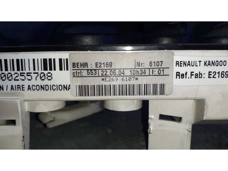 Recambio de mando calefaccion / aire acondicionado para renault kangoo (f/kc0) referencia OEM IAM E2169 250462 