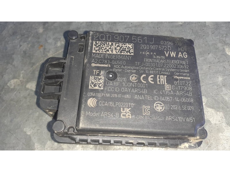 Recambio de modulo electronico para seat ibiza (kj1) referencia OEM IAM 2Q0907561J 2Q0907572D  Recambio de modulo electronico para seat ibiza (kj1) referencia OEM IAM 2Q0907561J 2Q0907572D