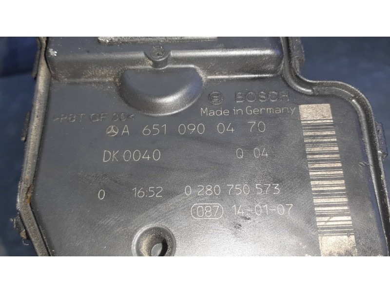 Recambio de caja mariposa para mercedes-benz clase e (w212) lim. referencia OEM IAM A6510900470 0280750573 BOSCH