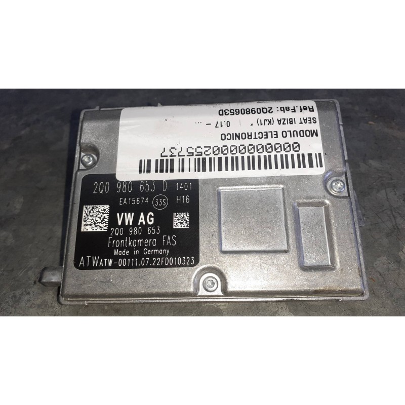 Recambio de modulo electronico para seat ibiza (kj1) referencia OEM IAM 2Q0980653D EA15674  Recambio de modulo electronico para seat ibiza (kj1) referencia OEM IAM 2Q0980653D EA15674