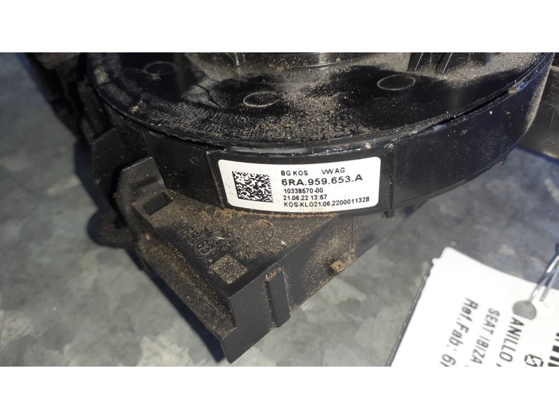 Recambio de anillo airbag para seat ibiza (kj1) referencia OEM IAM 6RA959653A   Recambio de anillo airbag para seat ibiza (kj1) referencia OEM IAM 6RA959653A