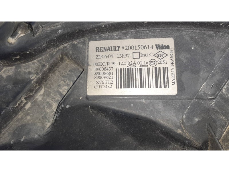 Recambio de faro izquierdo para renault kangoo (f/kc0) referencia OEM IAM 8200150614  