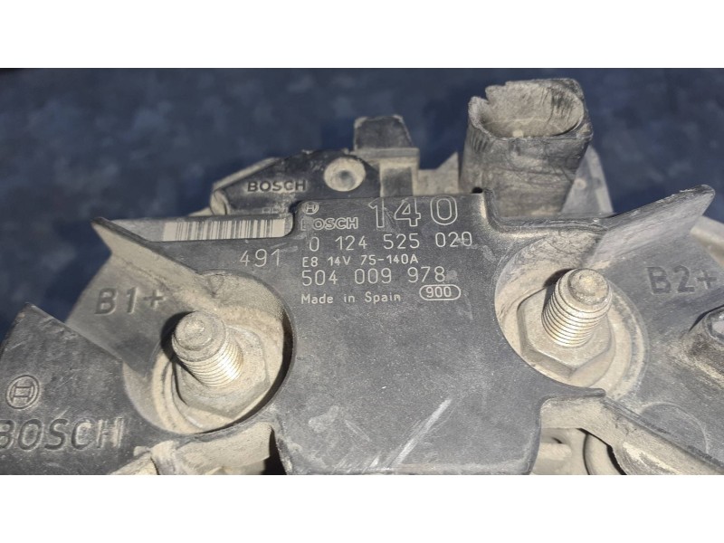 Recambio de alternador para fiat ducato caja cerrada 15 (desde 03.02) referencia OEM IAM 0124525020  