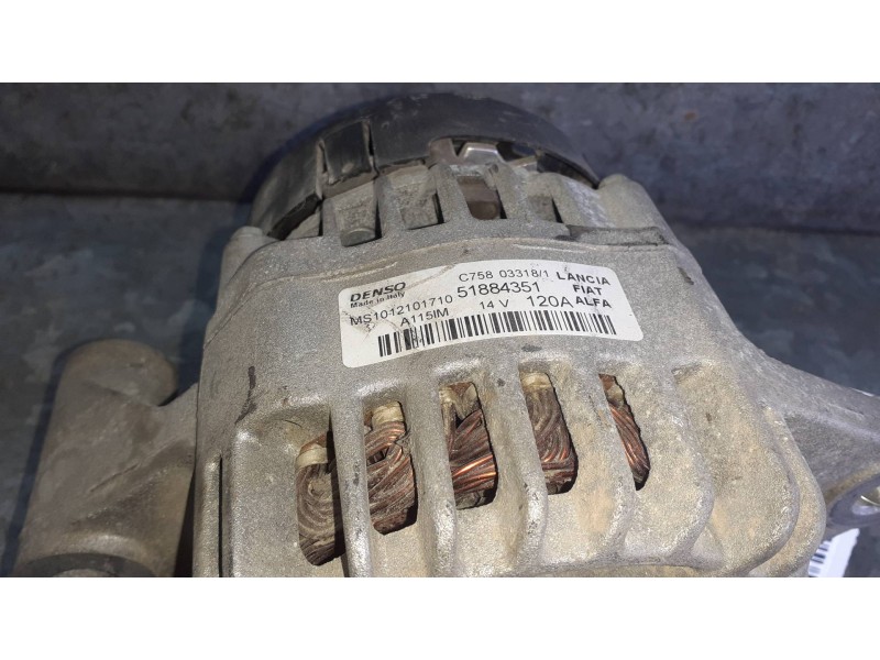 Recambio de alternador para fiat 500 l (330) s-design referencia OEM IAM 51884351  120A