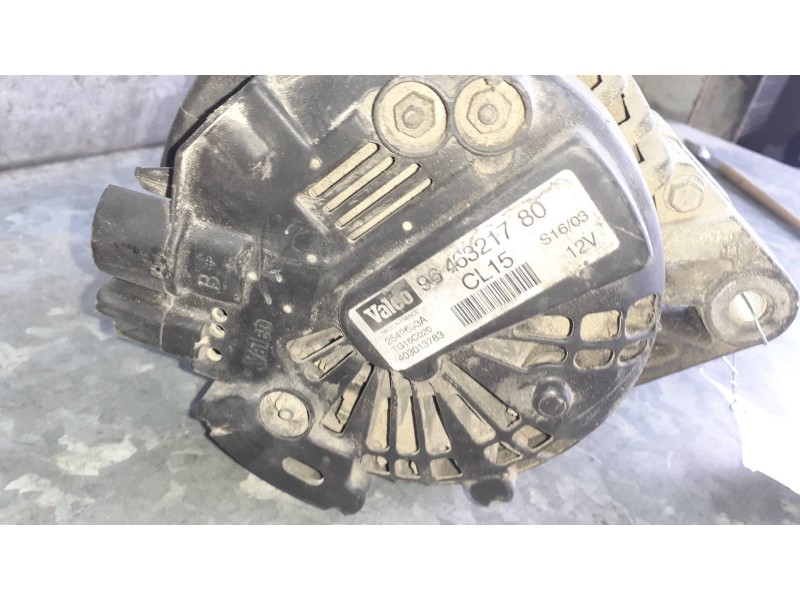 Recambio de alternador para fiat scudo (222) 2.0 jtd familiar (8 asientos) referencia OEM IAM 9646321780  
