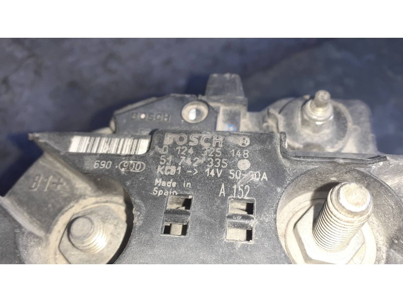 Recambio de alternador para alfa romeo 147 (190) 1.6 ts 105 sport referencia OEM IAM 0124325148  