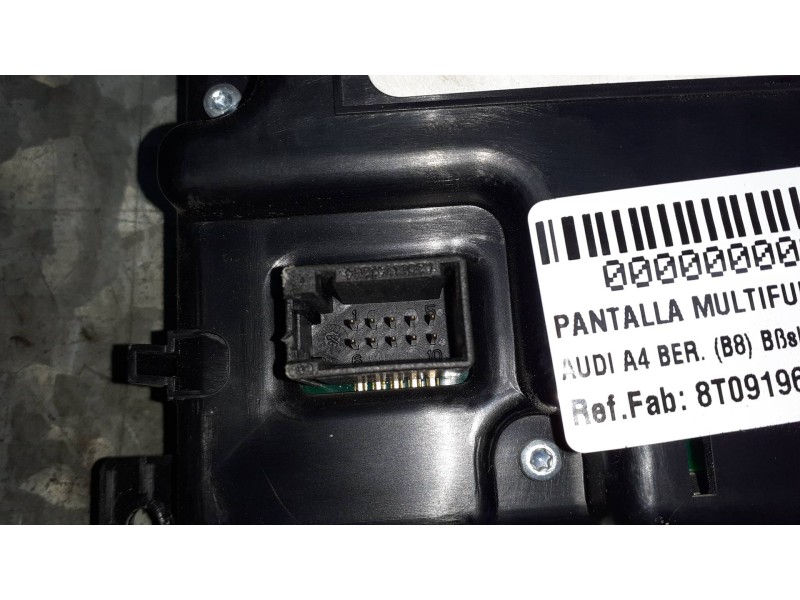 Recambio de pantalla multifuncion para audi a4 ber. (b8) básico referencia OEM IAM 8T0919603B  