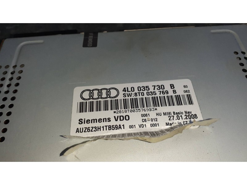 Recambio de lector de cd para audi a4 ber. (b8) básico referencia OEM IAM 4L0035730B  8T0035769B