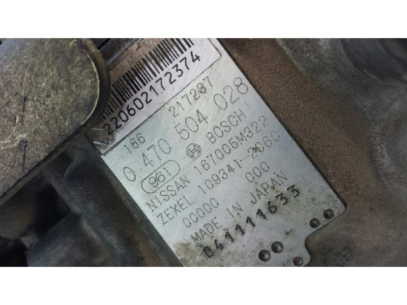 Recambio de motor completo para nissan almera (n16/e) comfort referencia OEM IAM YD22 YD22DDT 