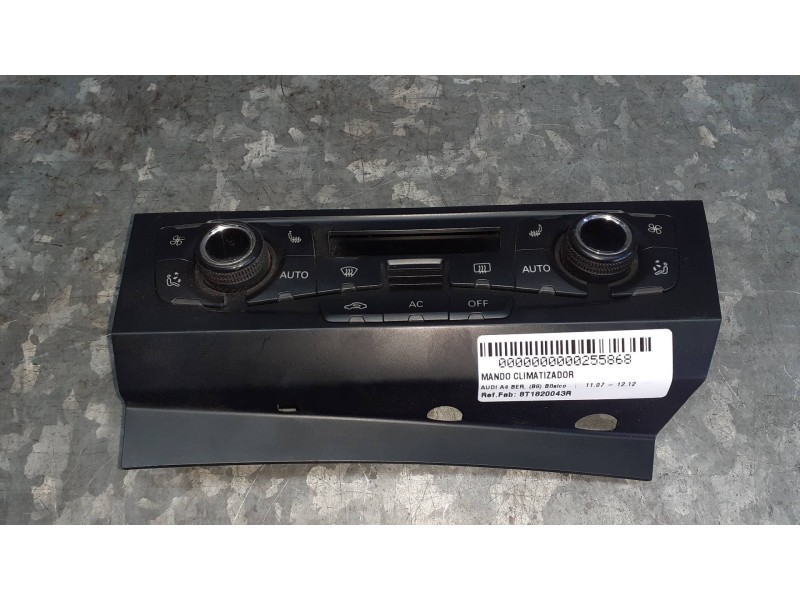 Recambio de mando climatizador para audi a4 ber. (b8) básico referencia OEM IAM 8T1820043R  A2C53284582