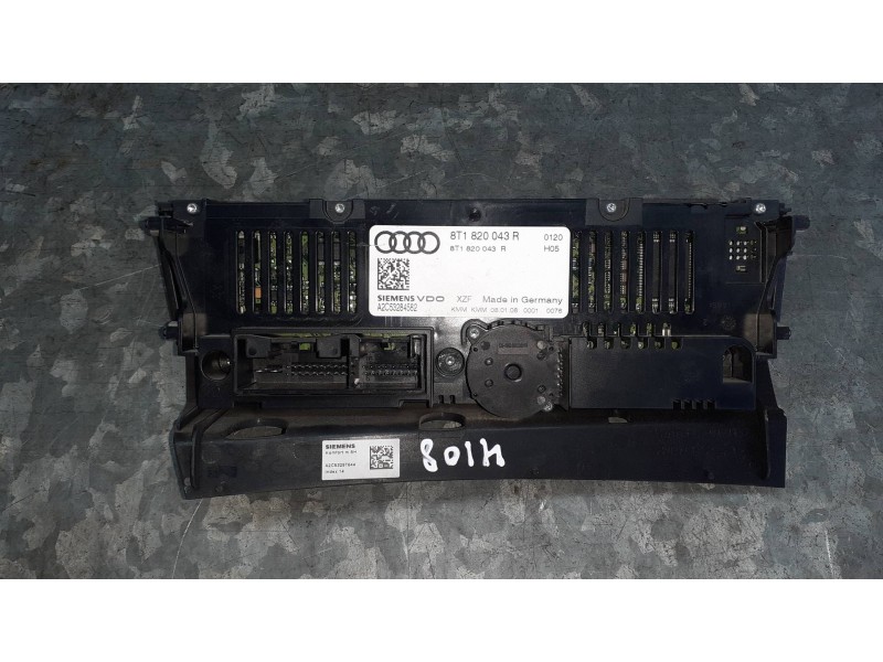 Recambio de mando climatizador para audi a4 ber. (b8) básico referencia OEM IAM 8T1820043R  A2C53284582