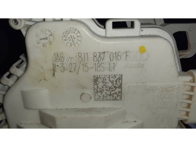 Recambio de cerradura puerta delantera derecha para audi a4 berlina (8w2) referencia OEM IAM 8J1837016F  5 PINES