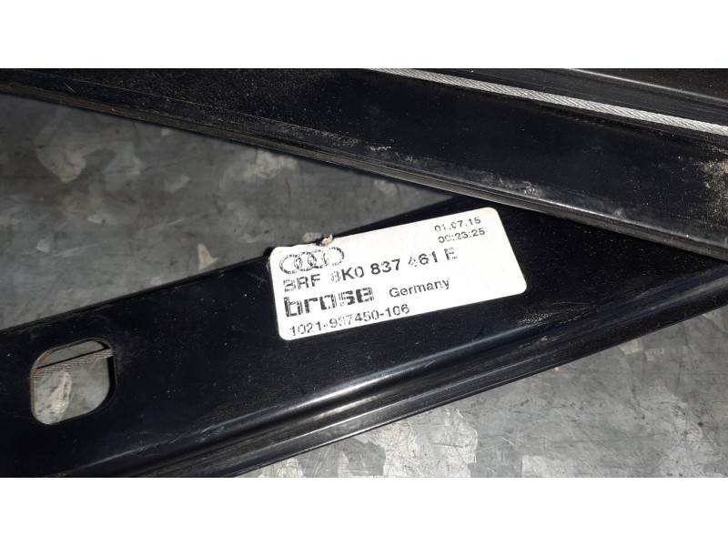 Recambio de elevalunas delantero izquierdo para audi a4 berlina (8w2) referencia OEM IAM 8K0837461E ELECTRICO SIN MOTOR
