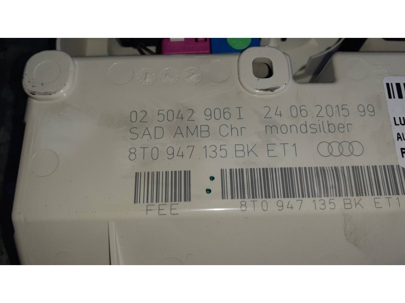 Recambio de luz interior para audi a4 berlina (8w2) referencia OEM IAM 8T0947135BK  