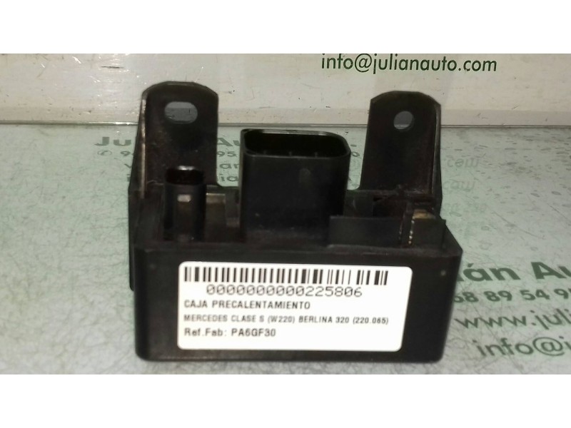 Recambio de caja precalentamiento para mercedes-benz clase s (w220) berlina 320 cdi (220.026) referencia OEM IAM PA6GF30  