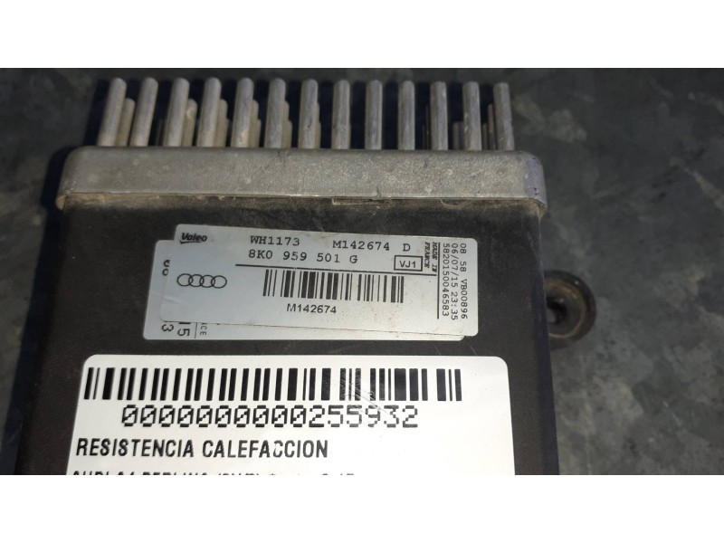Recambio de resistencia calefaccion para audi a4 berlina (8w2) referencia OEM IAM 8K0959501G  