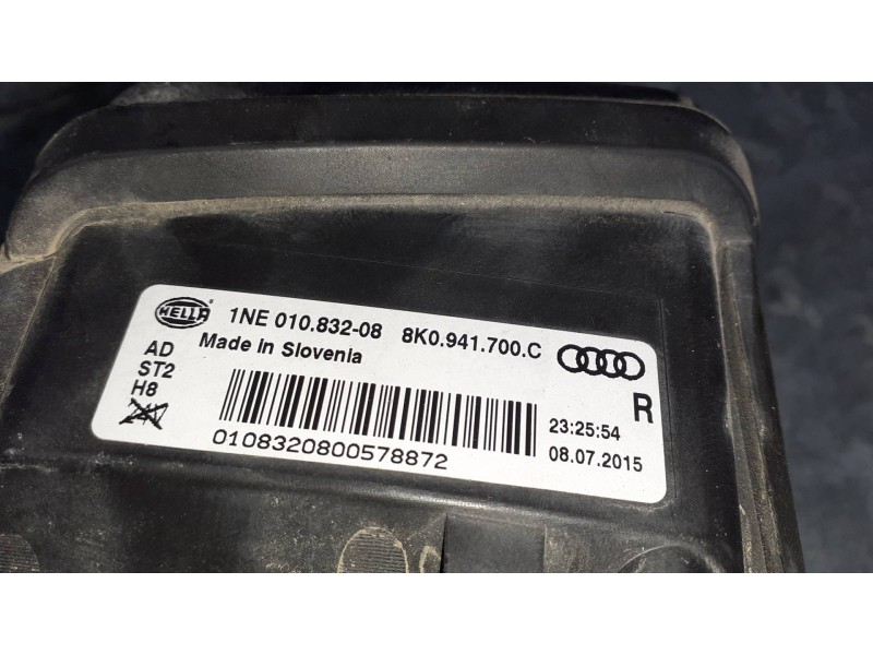 Recambio de faro antiniebla derecho para audi a4 berlina (8w2) referencia OEM IAM 8K0941700C  