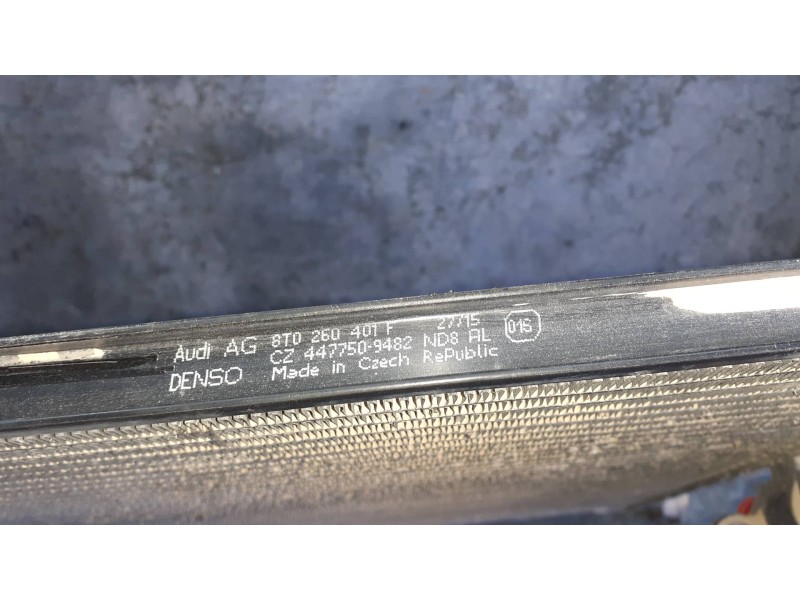 Recambio de condensador / radiador aire acondicionado para audi a4 berlina (8w2) referencia OEM IAM 8T0260401F  