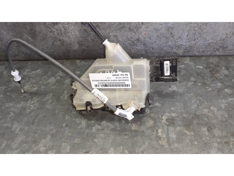 Recambio de cerradura puerta delantera derecha para peugeot rifter referencia OEM IAM A03425 6 PINES 0074250498
