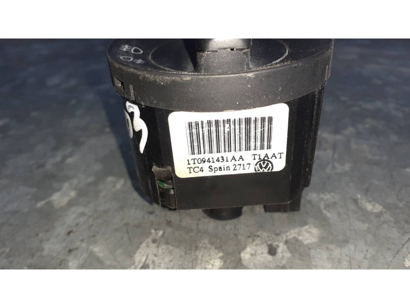 Recambio de mando luces para volkswagen caddy ka/kb (2k) referencia OEM IAM 1T0941431AA  12 PINES