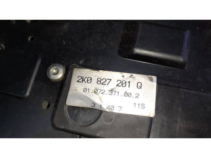 Recambio de cerradura puerta lateral izquierda para volkswagen caddy ka/kb (2k) referencia OEM IAM 2K0827201Q  4 PINES