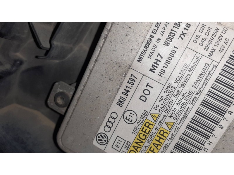 Recambio de faro derecho para audi a4 ber. (b8) básico referencia OEM IAM 8K0941004G  XENON