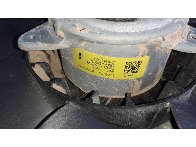Recambio de electroventilador para peugeot rifter referencia OEM IAM 500194401  2 PINES