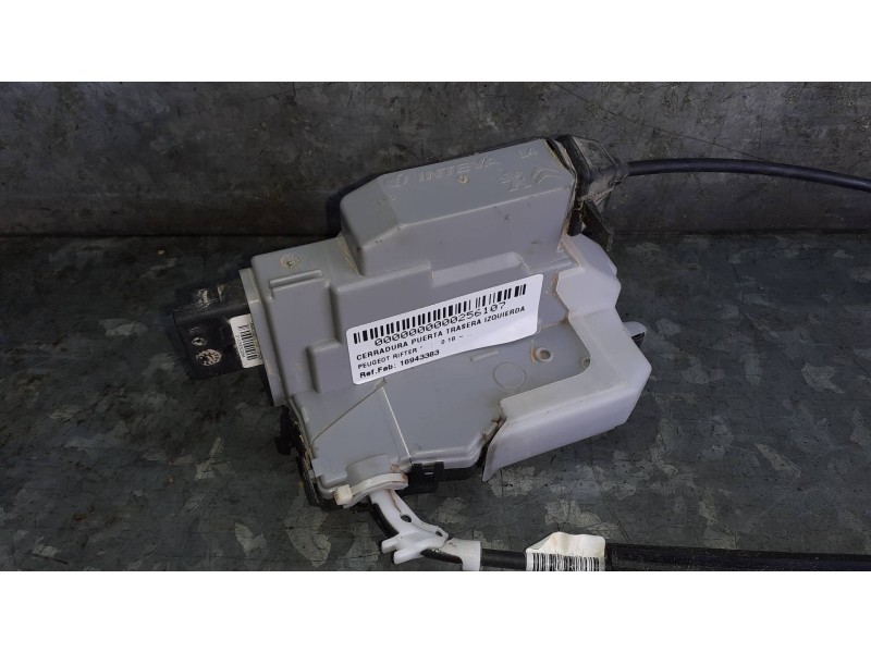 Recambio de cerradura puerta trasera izquierda para peugeot rifter referencia OEM IAM 16943383 S3M16943546 