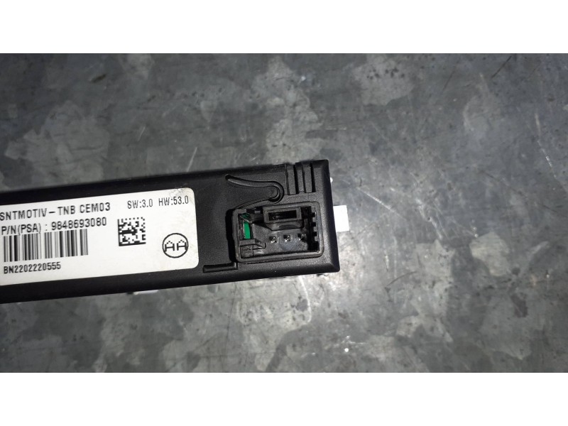 Recambio de modulo electronico para peugeot rifter referencia OEM IAM 9848693080  