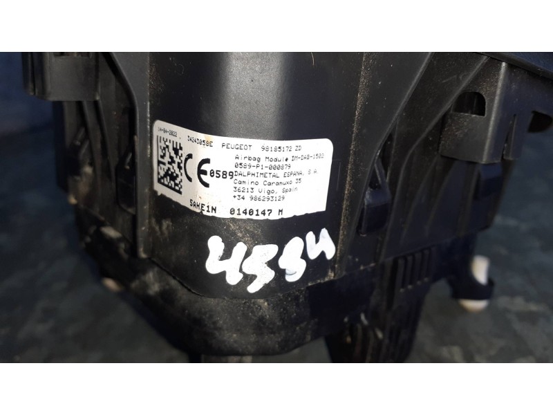 Recambio de airbag delantero izquierdo para peugeot rifter referencia OEM IAM 98185172ZD  