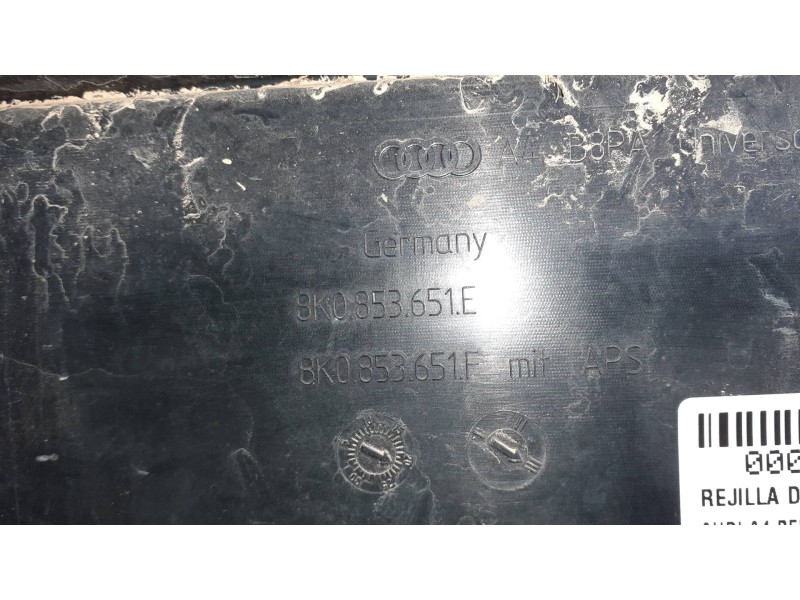 Recambio de rejilla delantera para audi a4 berlina (8w2) referencia OEM IAM 8K0853651E  8K0807233G