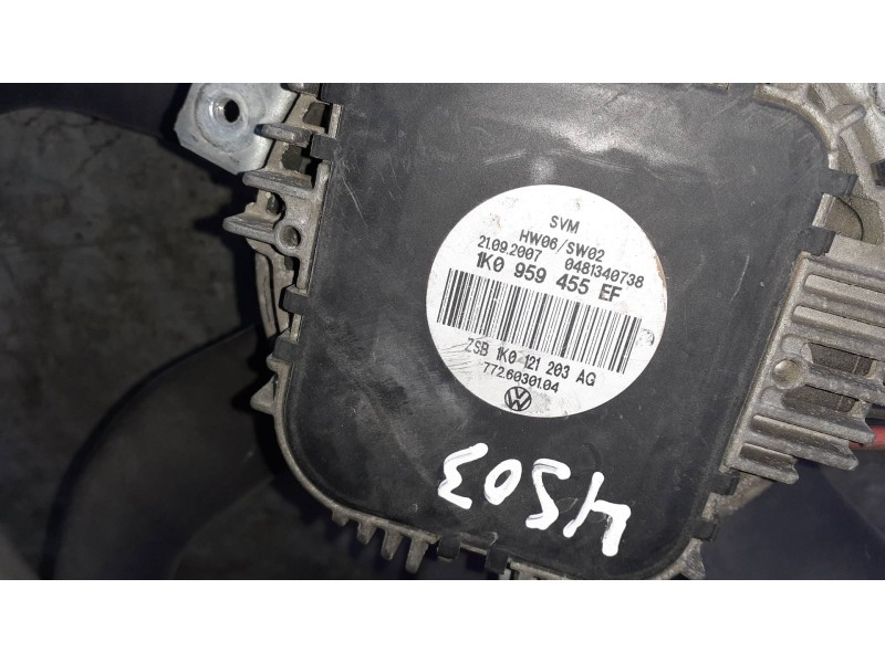 Recambio de electroventilador para volkswagen caddy ka/kb (2k) referencia OEM IAM 1K0959455EF  4 PINES
