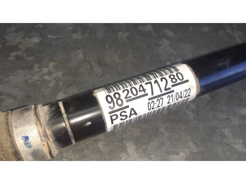 Recambio de transmision delantera izquierda para peugeot rifter referencia OEM IAM 9820471280  