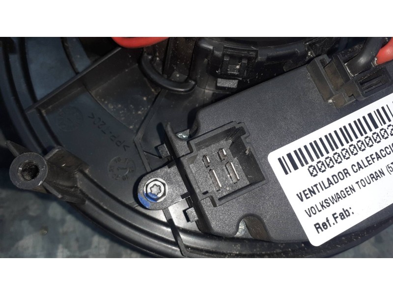 Recambio de ventilador calefaccion para volkswagen touran (5t1) referencia OEM IAM   4 PINES