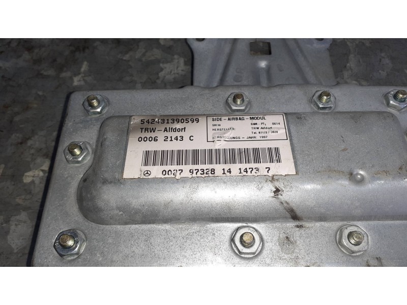 Recambio de airbag lateral delantero derecho para mercedes-benz clase clk (w208) coupe referencia OEM IAM 00062143C  