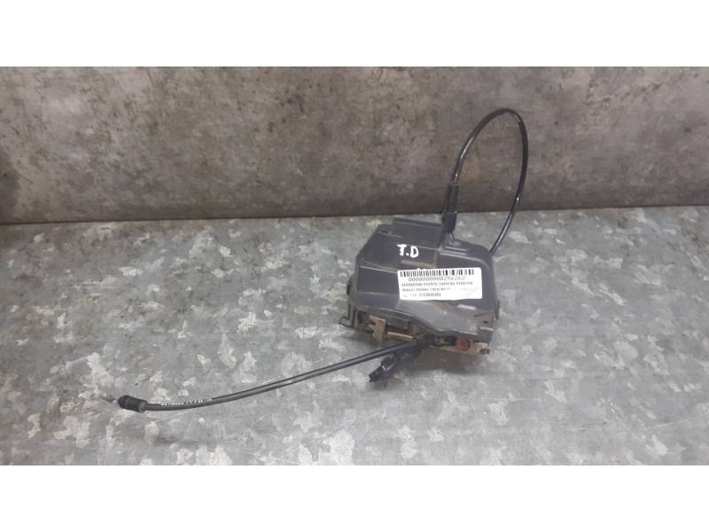 Recambio de cerradura puerta trasera derecha para renault megane ii berlina 5p referencia OEM IAM 0103060454 6 PINES 028429