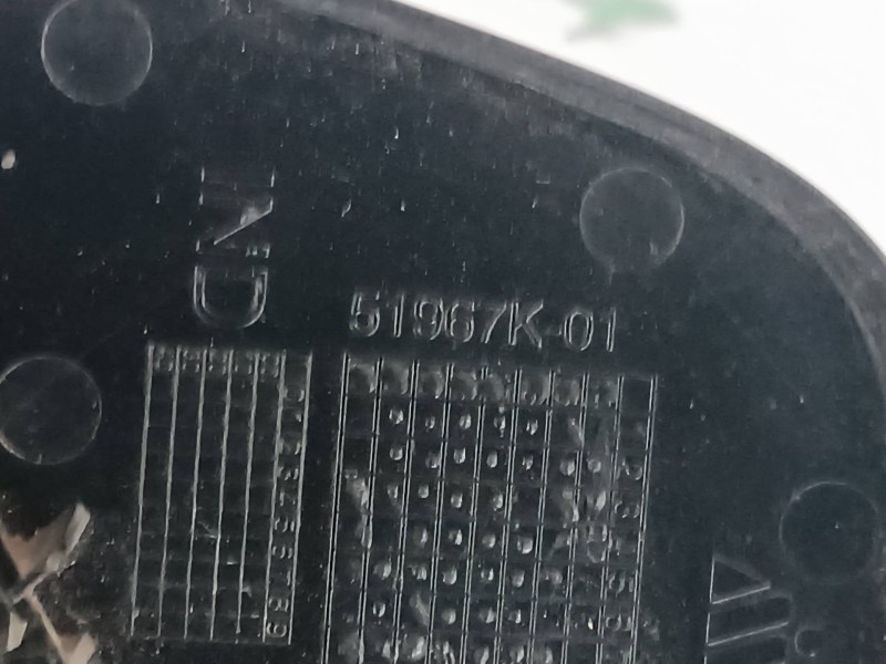 Recambio de cristal retrovisor izquierdo para peugeot rifter referencia OEM IAM 51967K01  