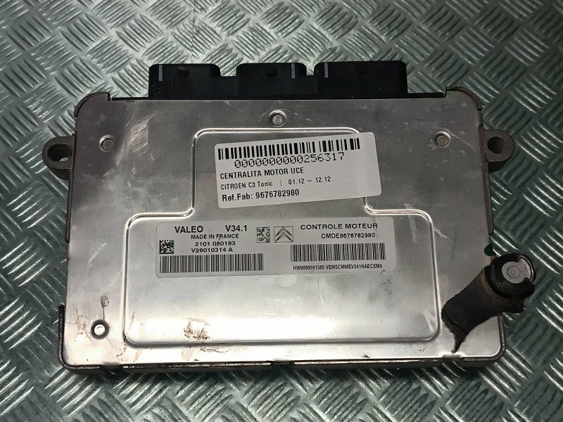 Recambio de centralita motor uce para citroen c3 tonic referencia OEM IAM 9676782980 V29010314A VALEO